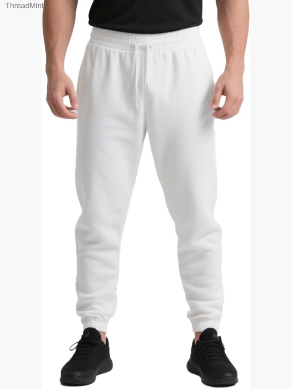 Men's Sweatpants Joggers with Pockets Elastic Waist Breathable Tapered Pants